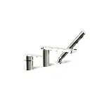 Kohler 23488-4-SN Parallel 3Hole Bath Filler W/ Hndshwr