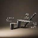 Kohler 23488-4-TT Parallel 3Hole Bath Filler W/ Hndshwr