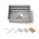 Kohler 23650-NA Prolific 23 Kitchen Sink with Accessories