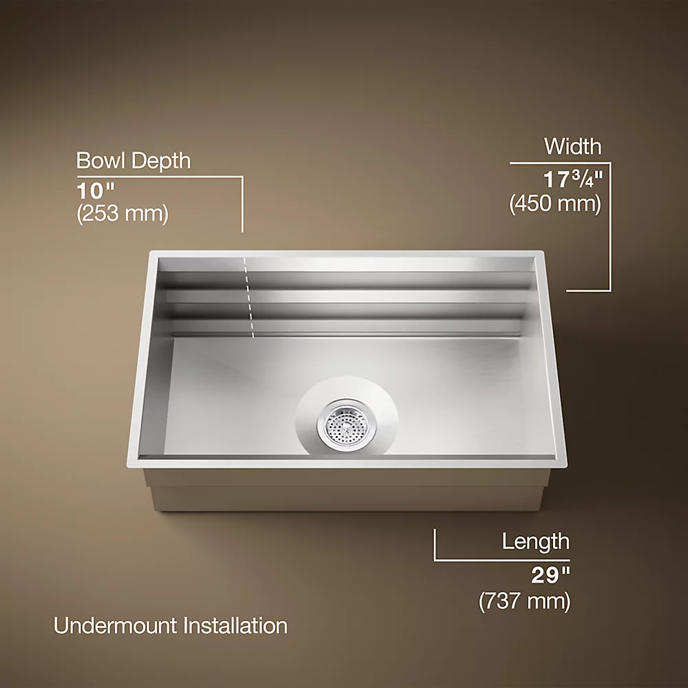 Kohler 23651-NA Prolific 29 Kitchen Sink