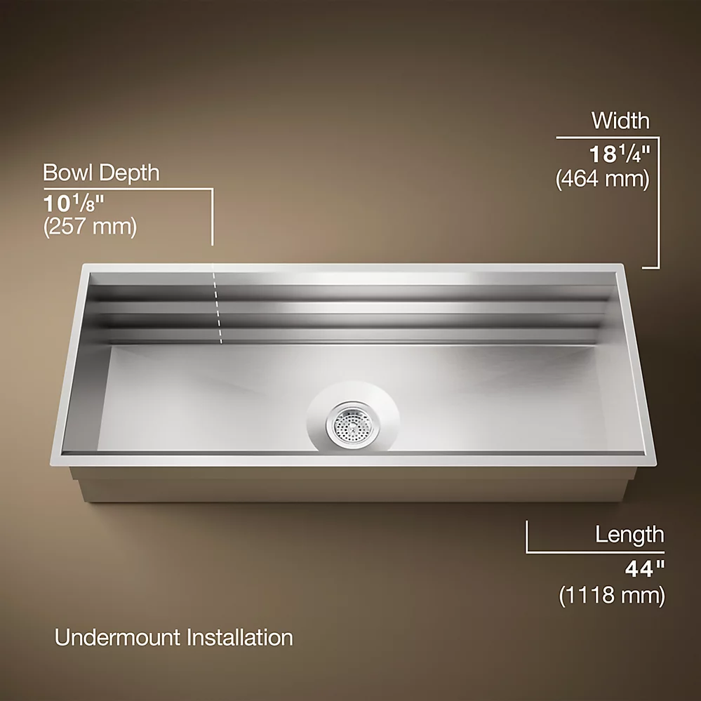 Kohler 23652-NA Prolific 44 Kitchen Sink