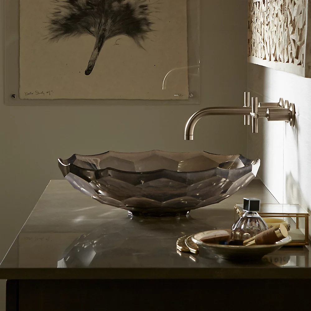 Kohler 2373-TG3 Briolette Glass Lav (Translucent Doe)