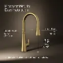 Kohler 23766-2MB Tone Pull Down Kitchen Faucet W/ Response