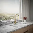 Kohler 23766-2MB Tone Pull Down Kitchen Faucet W/ Response