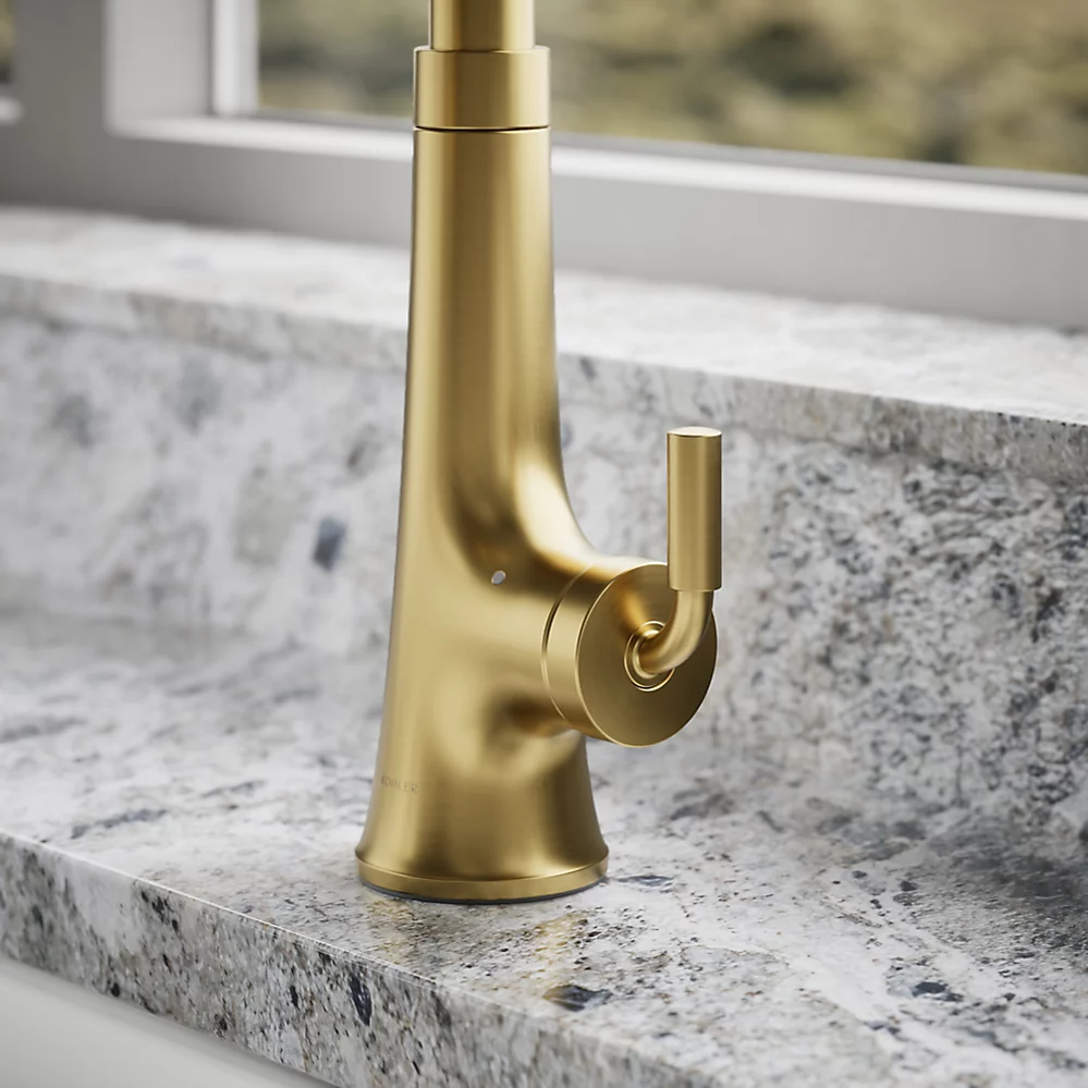 Kohler 23766-2MB Tone Pull Down Kitchen Faucet W/ Response