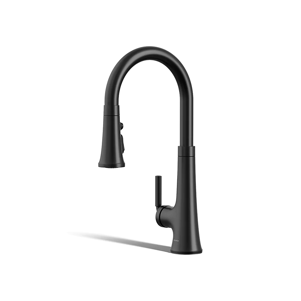 Kohler 23766-BL Tone Pull Down Kitchen Faucet W/ Response