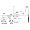 Kohler 23766-WB-2MB Tonepull Down Kitchen Faucet W/Konnect