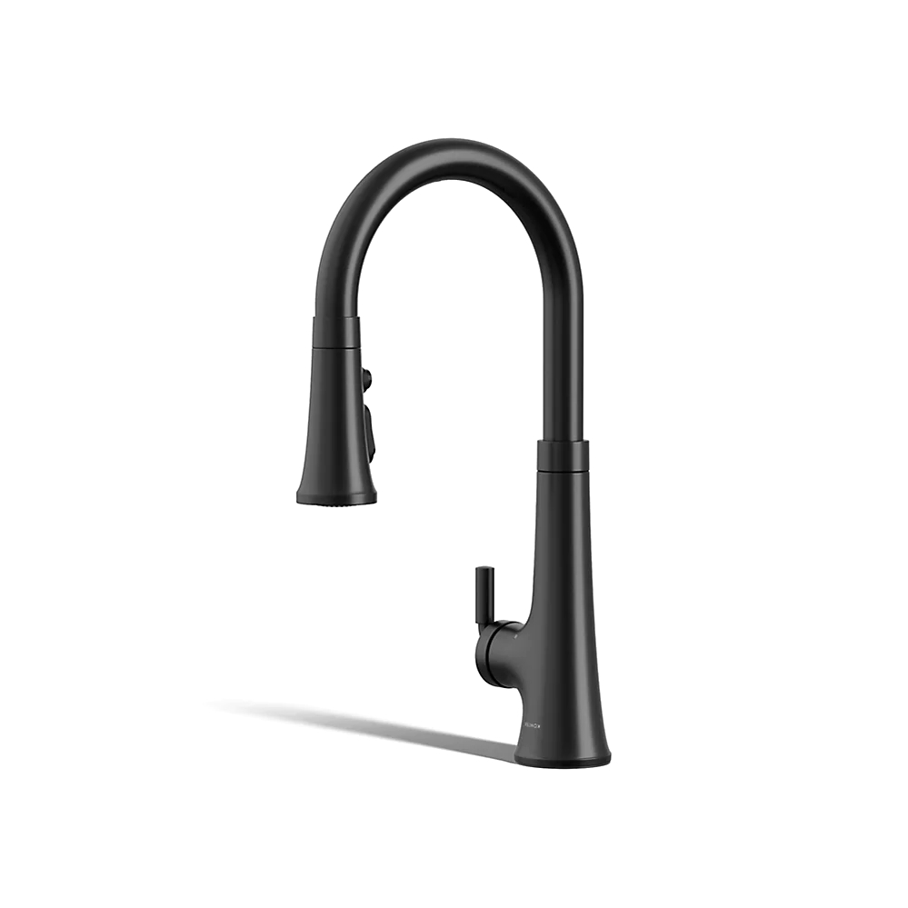 Kohler 23766-WB-BL Tonepull Down Kitchen Faucet W/Konnect