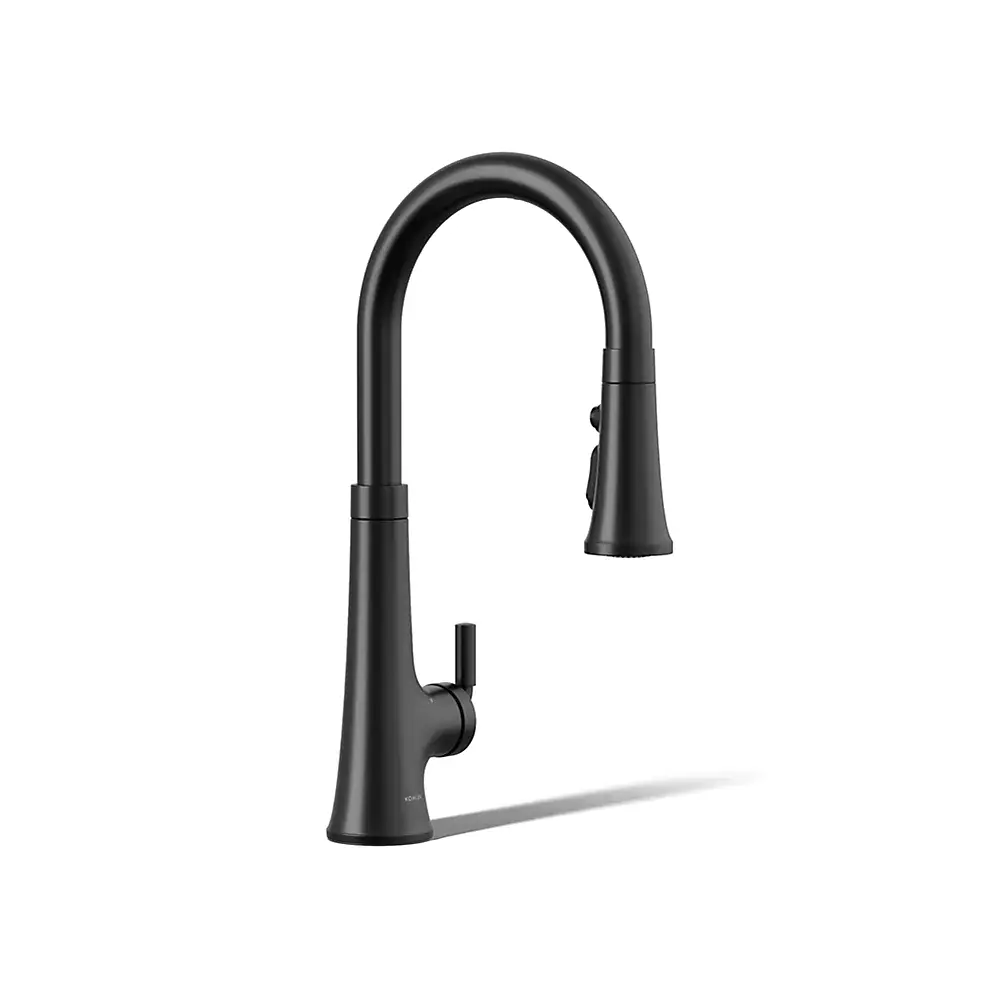 Kohler 23766-WB-BL Tonepull Down Kitchen Faucet W/Konnect