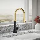 Kohler 23766-WB-BMB Tonepull Down Kitchen Faucet W/Konnect