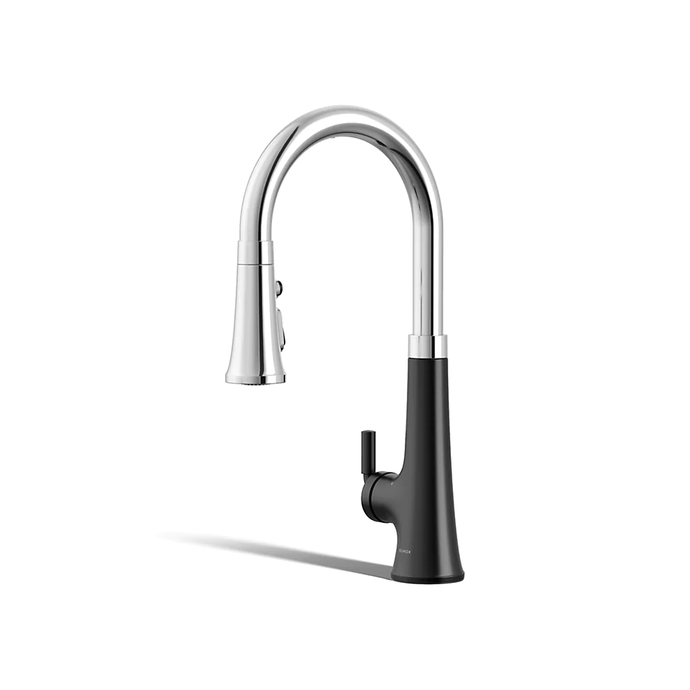 Kohler 23766-WB-CBL Tonepull Down Kitchen Faucet W/Konnect