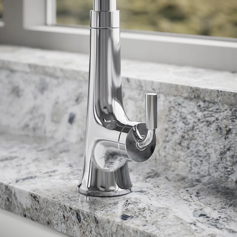 Kohler 23766-WB-CP Tonepull Down Kitchen Faucet W/Konnect