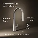 Kohler 23766-WB-VS Tonepull Down Kitchen Faucet W/Konnect