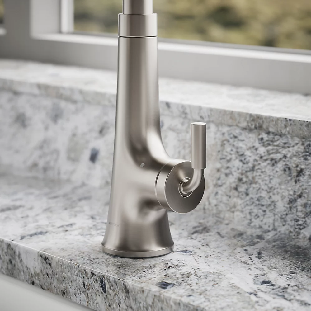 Kohler 23766-WB-VS Tonepull Down Kitchen Faucet W/Konnect