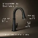 Kohler 23832-WB-BL Riff Pull Down Kitchen Fct W/Konnect