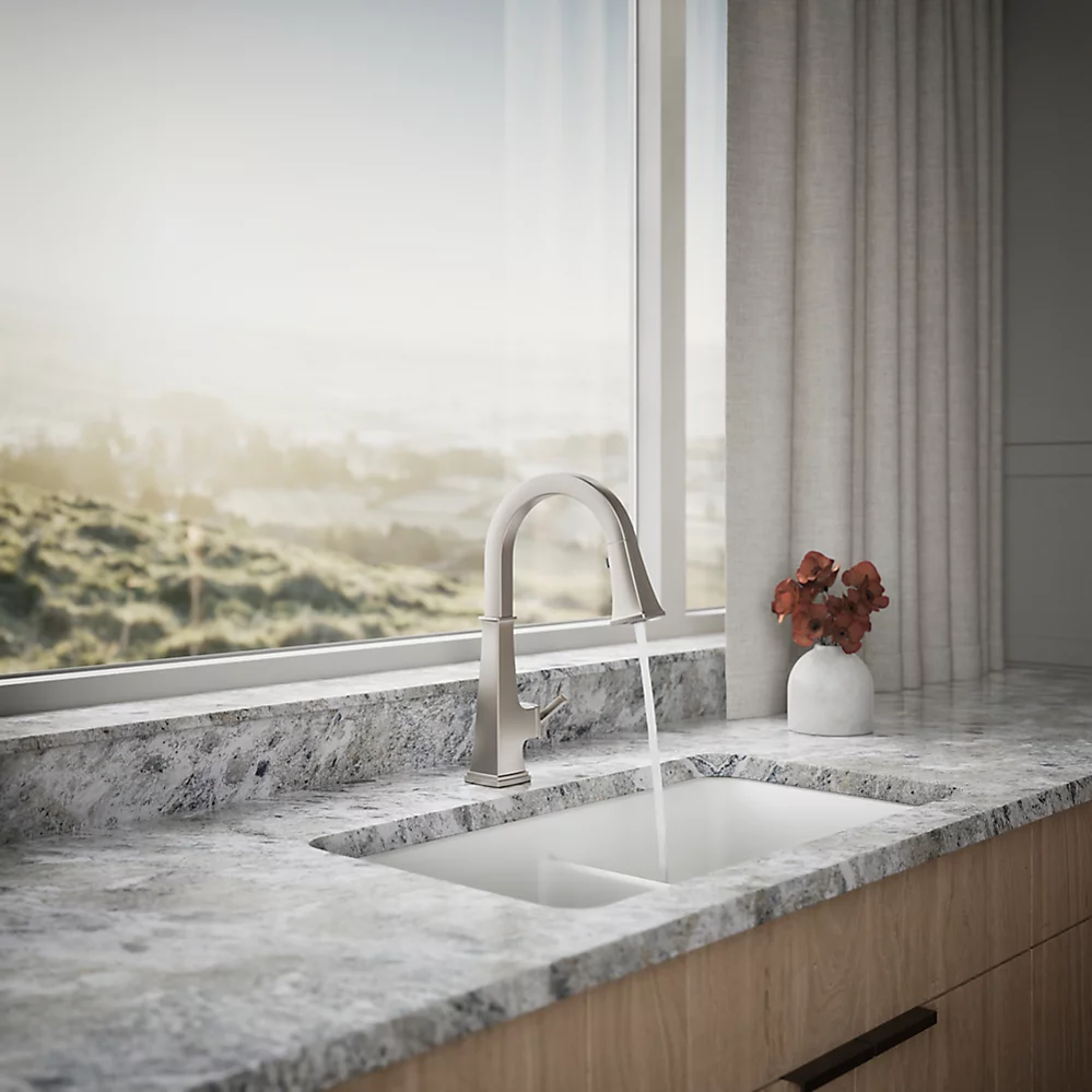 Kohler 23832-WB-VS Riff Pull Down Kitchen Fct W/Konnect