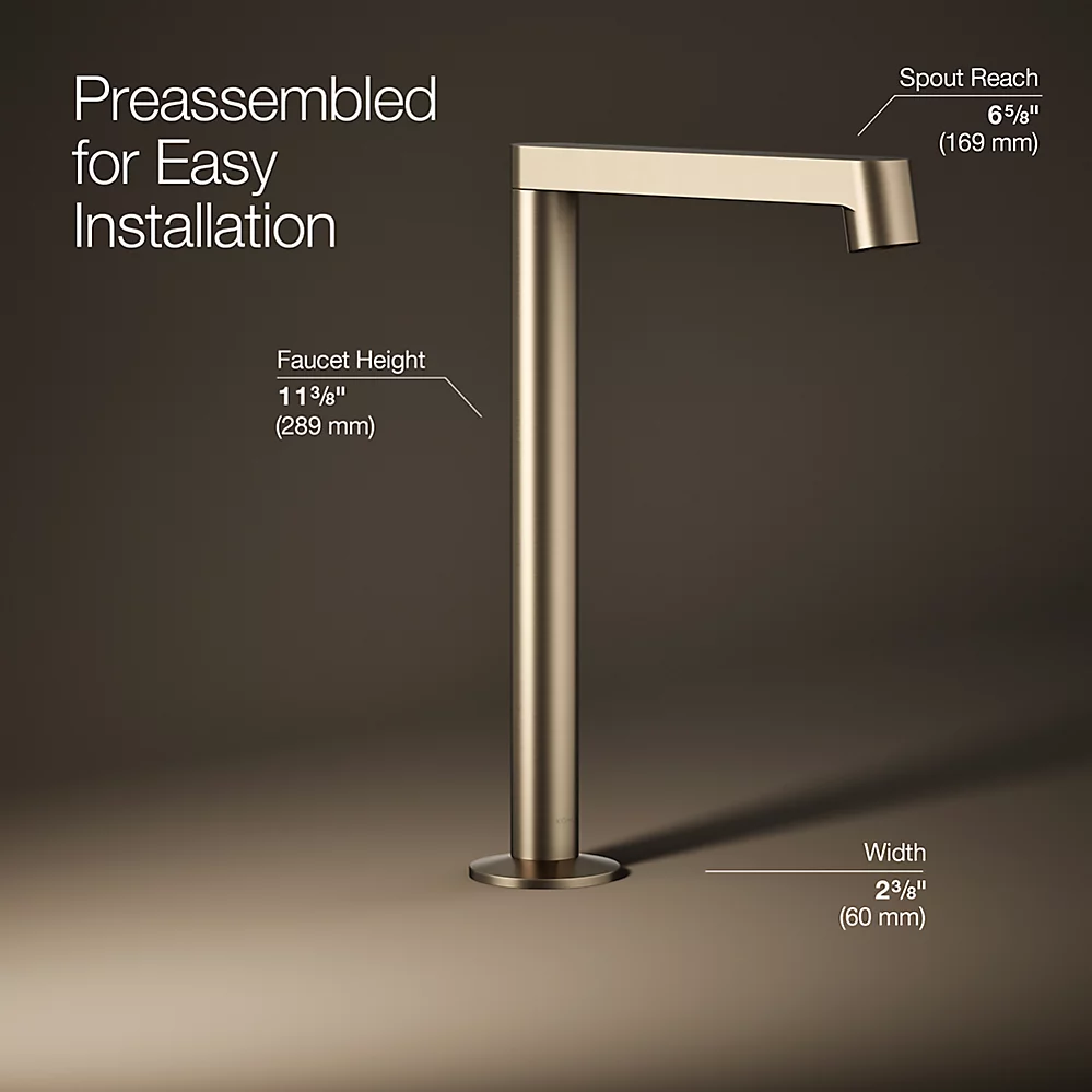 Kohler 23887-BV Components Lav Ws Spout Tall Row