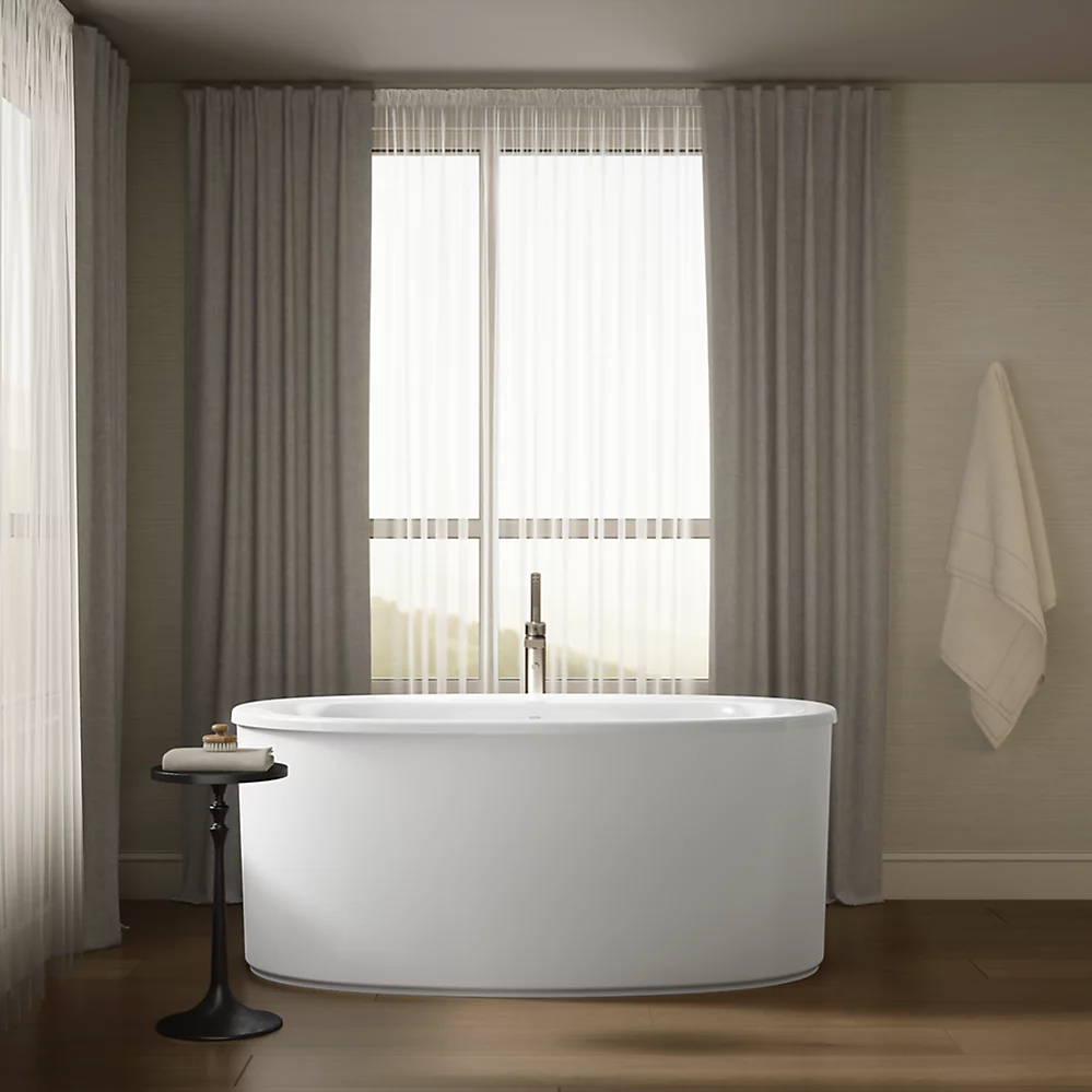 Kohler 24001-0 Sunstruck Fs 60 Bath W/Straight Apron