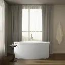 Kohler 24001-0 Sunstruck Fs 60 Bath W/Straight Apron