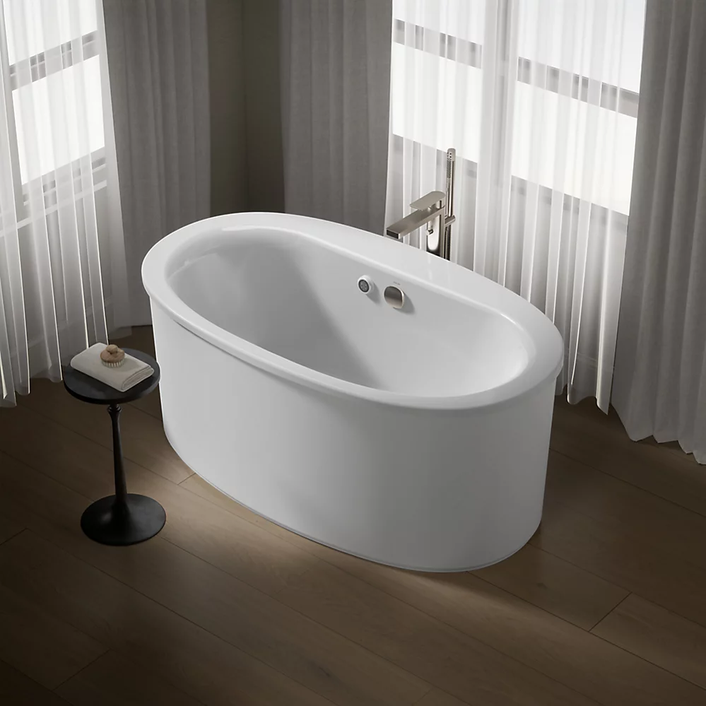Kohler 24001-W1-0 Sunstruck Fs 60 Bath W/ Straight Apron