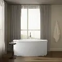 Kohler 24001-W1-0 Sunstruck Fs 60 Bath W/ Straight Apron