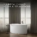 Kohler 24001-W1-0 Sunstruck Fs 60 Bath W/ Straight Apron
