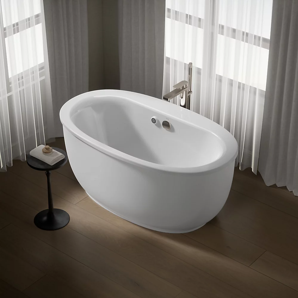 Kohler 24002-W1-0 Sunstruck Fs 60 Bath W/Fluted Apron
