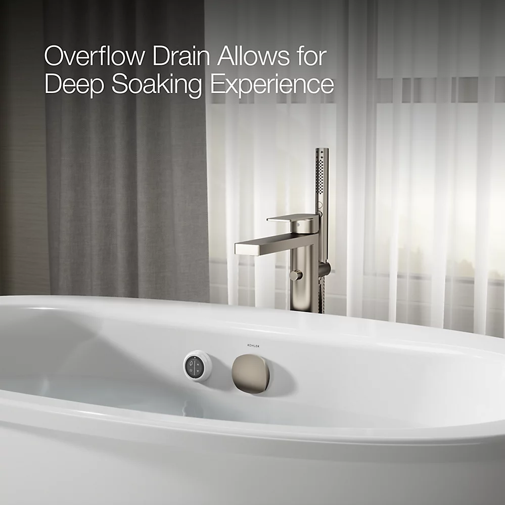 Kohler 24002-W1-0 Sunstruck Fs 60 Bath W/Fluted Apron