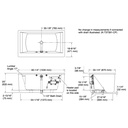Kohler 24018-GHW-0 Stargaze Fs 60 Bbm Bath Straight Apron