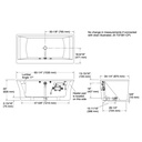 Kohler 24019-GHW-0 Stargaze Fs 60 Bbm Bath Fluted Apron