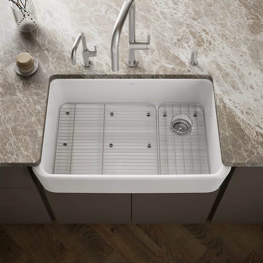Kohler 24268-0 Ironridge 36 Sgl Basin Tall Apron Frt