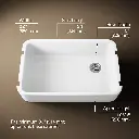 Kohler 24268-0 Ironridge 36 Sgl Basin Tall Apron Frt