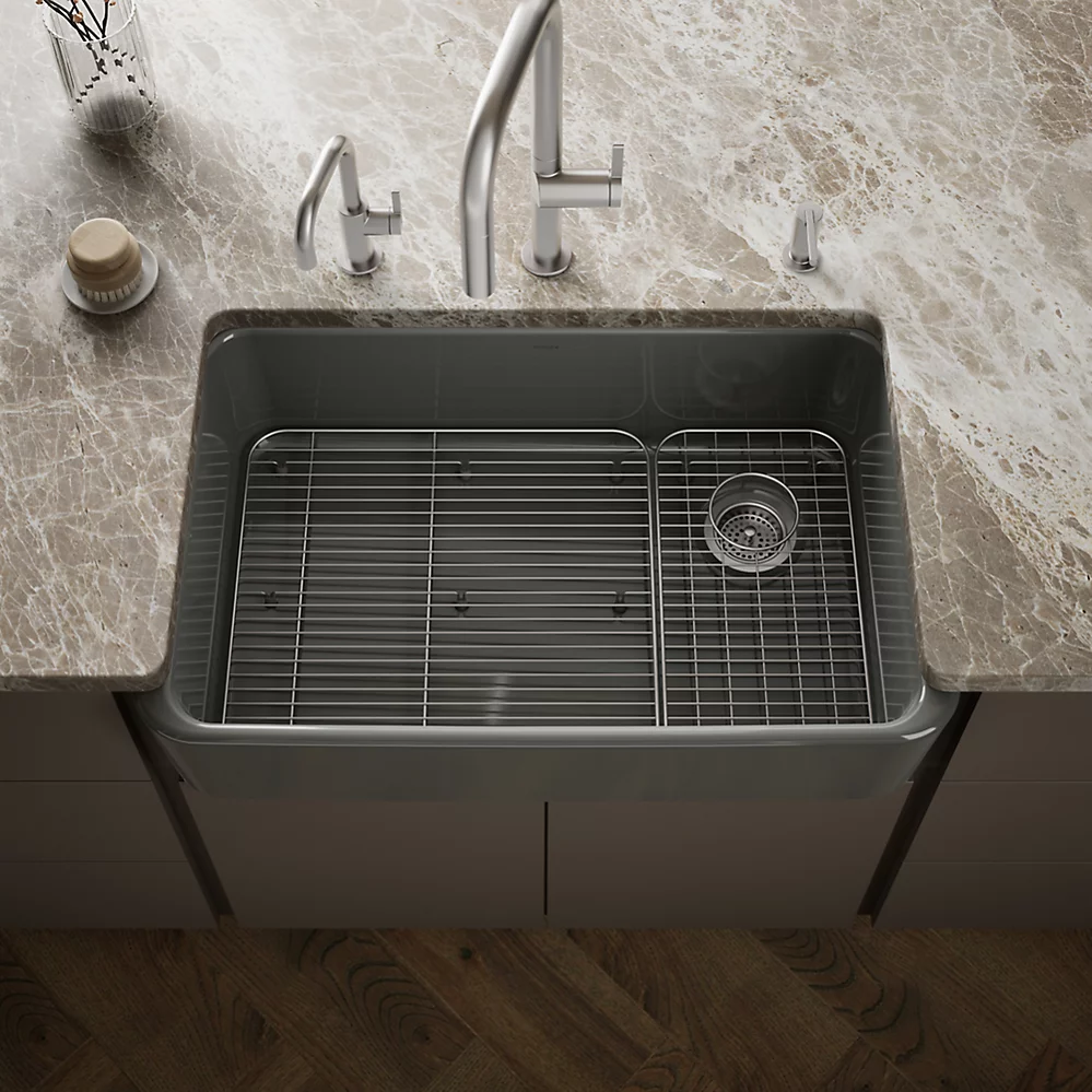 Kohler 24268-58 Ironridge 36 Sgl Basin Tall Apron Frt