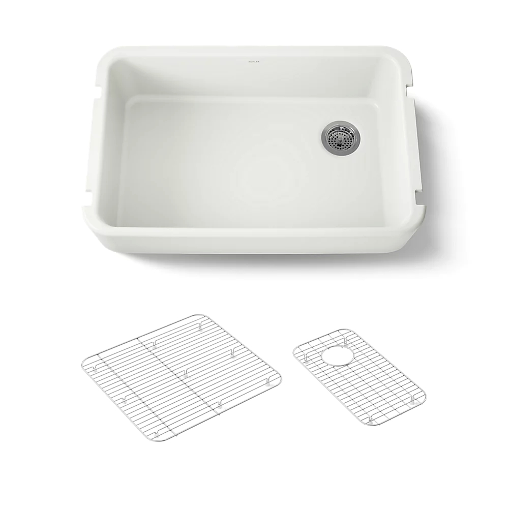 Kohler 24268-NY Ironridge 36 Sgl Basin Tall Apron Frt