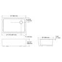 Kohler 24268-NY Ironridge 36 Sgl Basin Tall Apron Frt