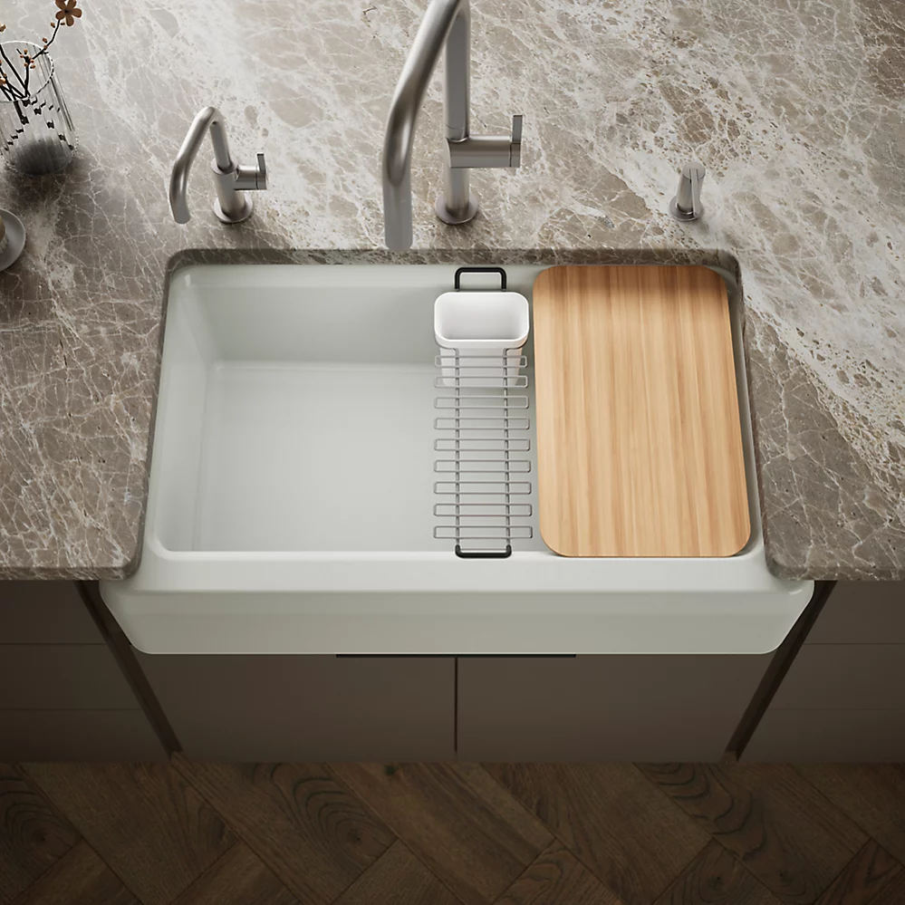 Kohler 24564-FF Riverby Uc 36 Tall Apron Sink