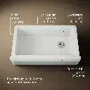 Kohler 24564-FF Riverby Uc 36 Tall Apron Sink