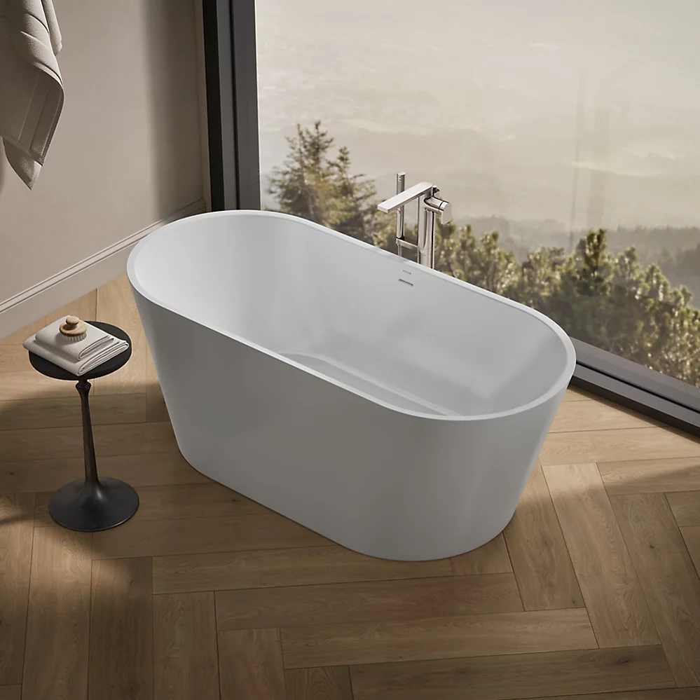 Kohler 25165-0 Evok 66 Oval Freestanding Bath