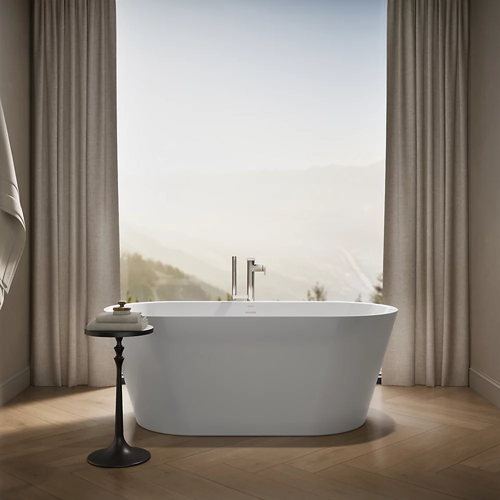 Kohler 25165-0 Evok 66 Oval Freestanding Bath