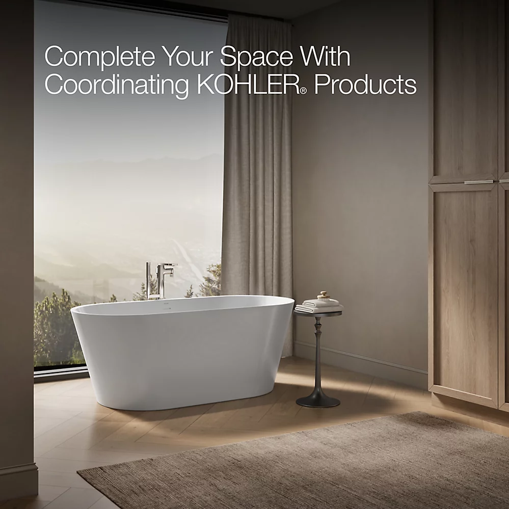 Kohler 25165-0 Evok 66 Oval Freestanding Bath