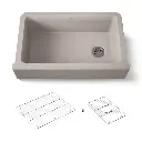 Kohler 25786-CM3 Cairn 1 Basin 36 Tall Apron