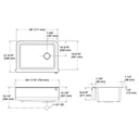 Kohler 25787-CM4 Cairn 1 Basin 30 Tall Aprn