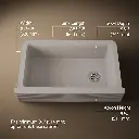 Kohler 25788-CM3 Cairn 1 Basin 36 Decor Aprn