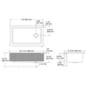 Kohler 25788-CM3 Cairn 1 Basin 36 Decor Aprn