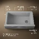 Kohler 25788-CM4 Cairn 1 Basin 36 Decor Aprn