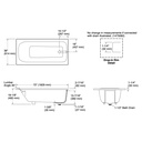 Kohler 25834-96 Avec 72X36 Drop-In Bath