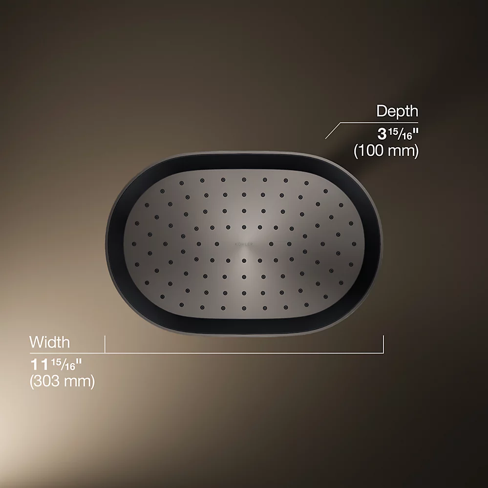 Kohler 26293-G-TT Statement 1F 12 Oblg Rainhead G