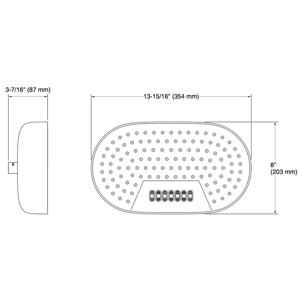 Kohler 26295-2MB Statement 2F 305Mm/12 Dpmsg Rainhead