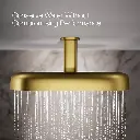 Kohler 26297-2MB Statement 2F 356Mm/14 Dpmsg Rainhead Vibrant Brushed Moderne Brass