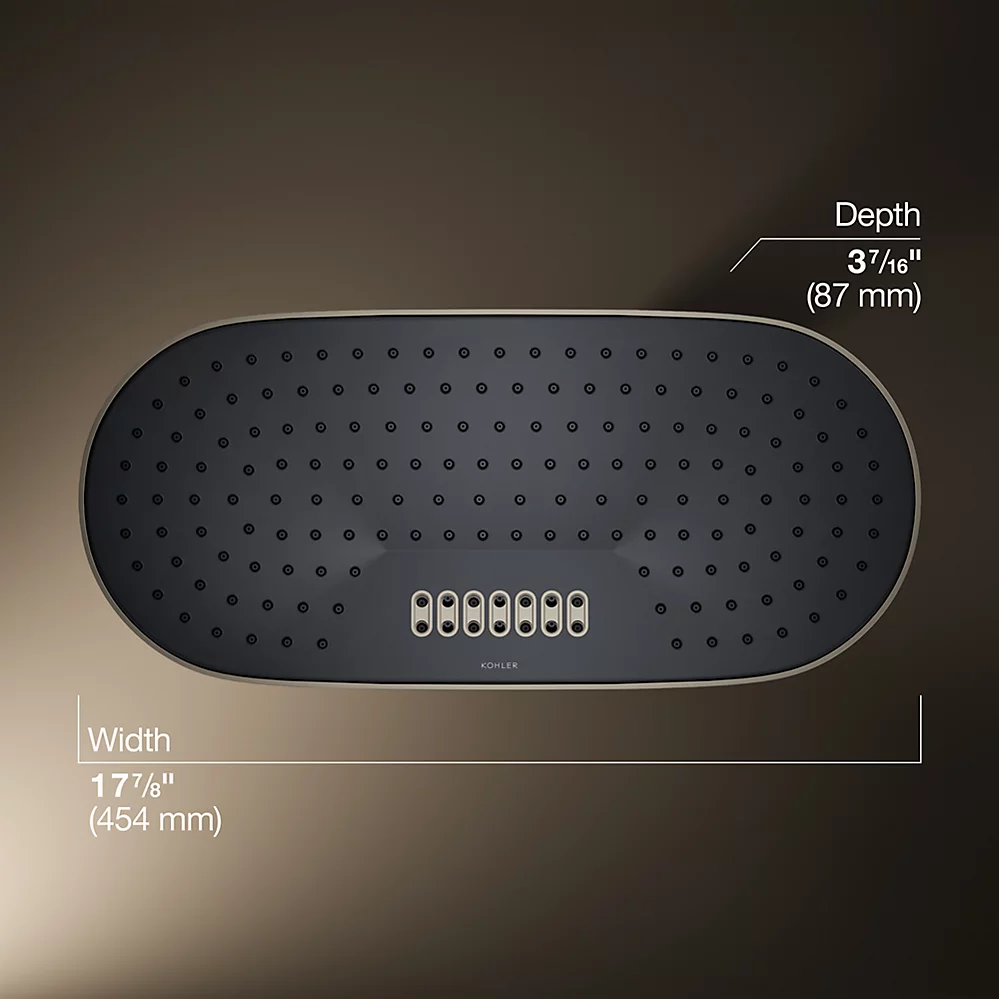 Kohler 26297-BN Statement 2F 356Mm/14 Dpmsg Rainhead